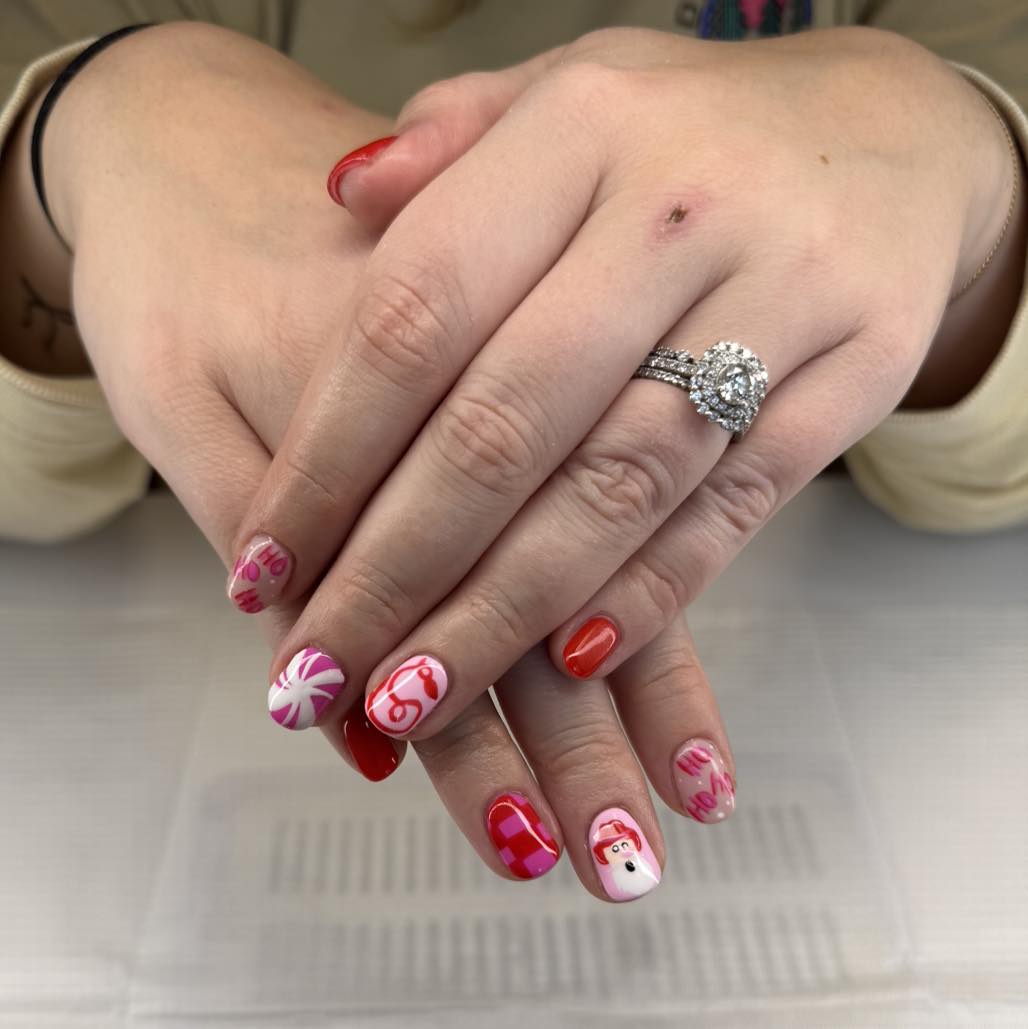 Custom nail art by Jaide