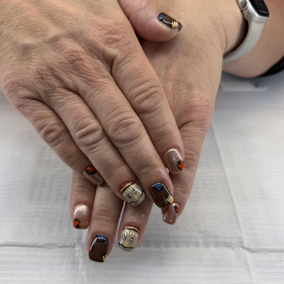 Custom nail art by Jaide