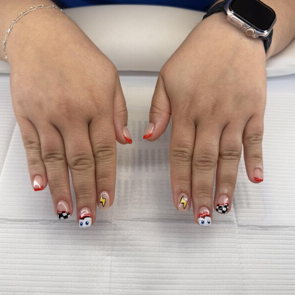 Custom nail art by Jaide