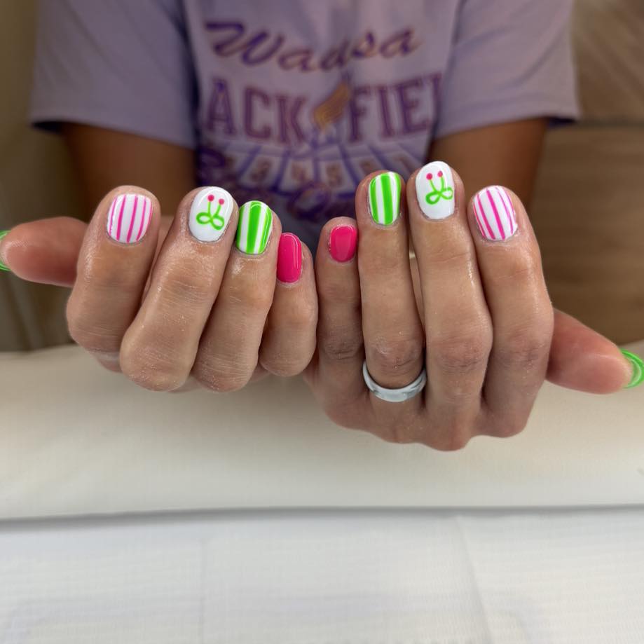 Custom nail art by Jaide