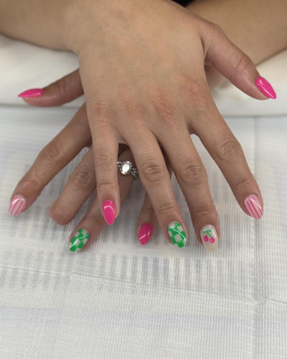 Custom nail art by Jaide